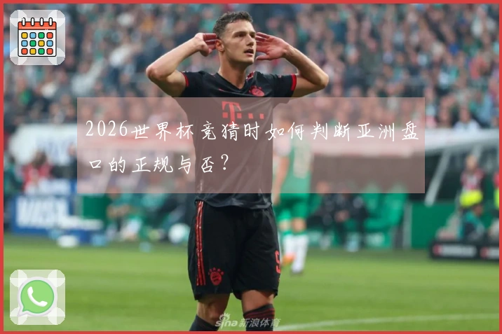2026世界杯竞猜时如何判断亚洲盘口的正规与否？